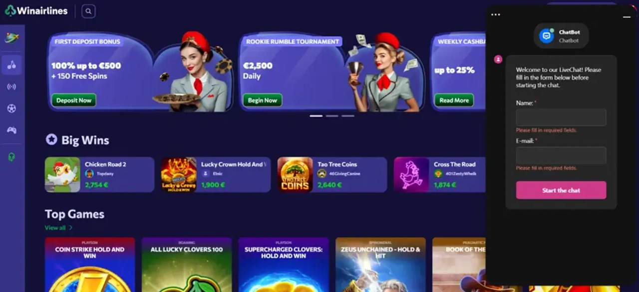 Winairlines Casino - Nová Generácia Online Kasín na Slovensku Casino